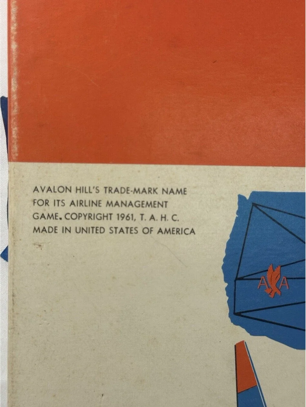 Vintage 1961 Avalon Hill Air Empire Airline Building Board Game Complete